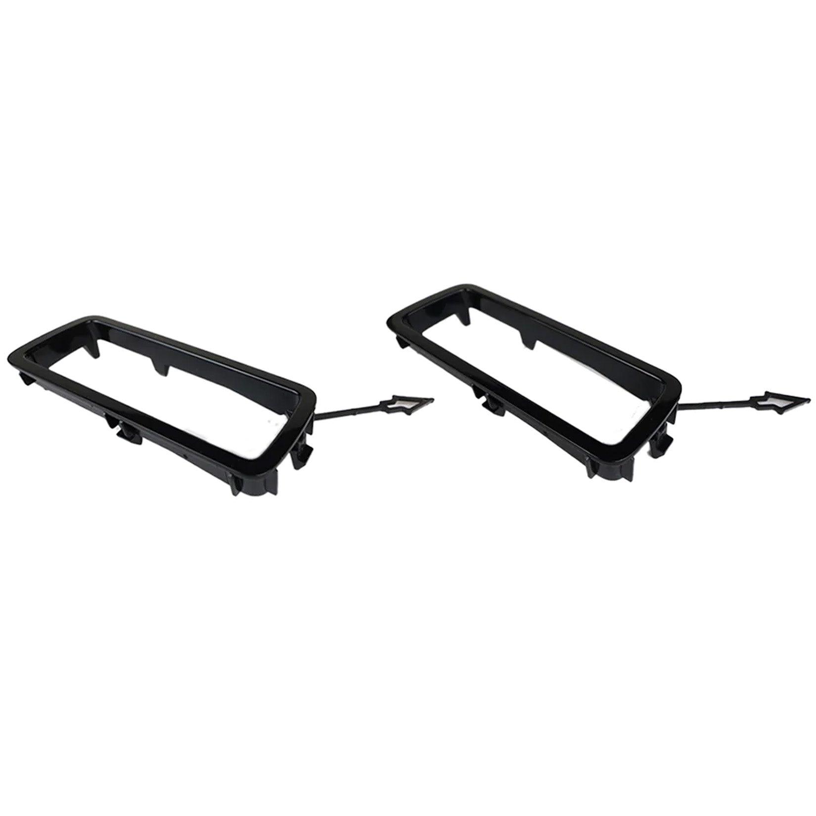 LAND ROVER DEFENDER L663 90 & 110 2020 ON - TOW LOOP TRIM FINISHERS - BLACK - RisperStyling