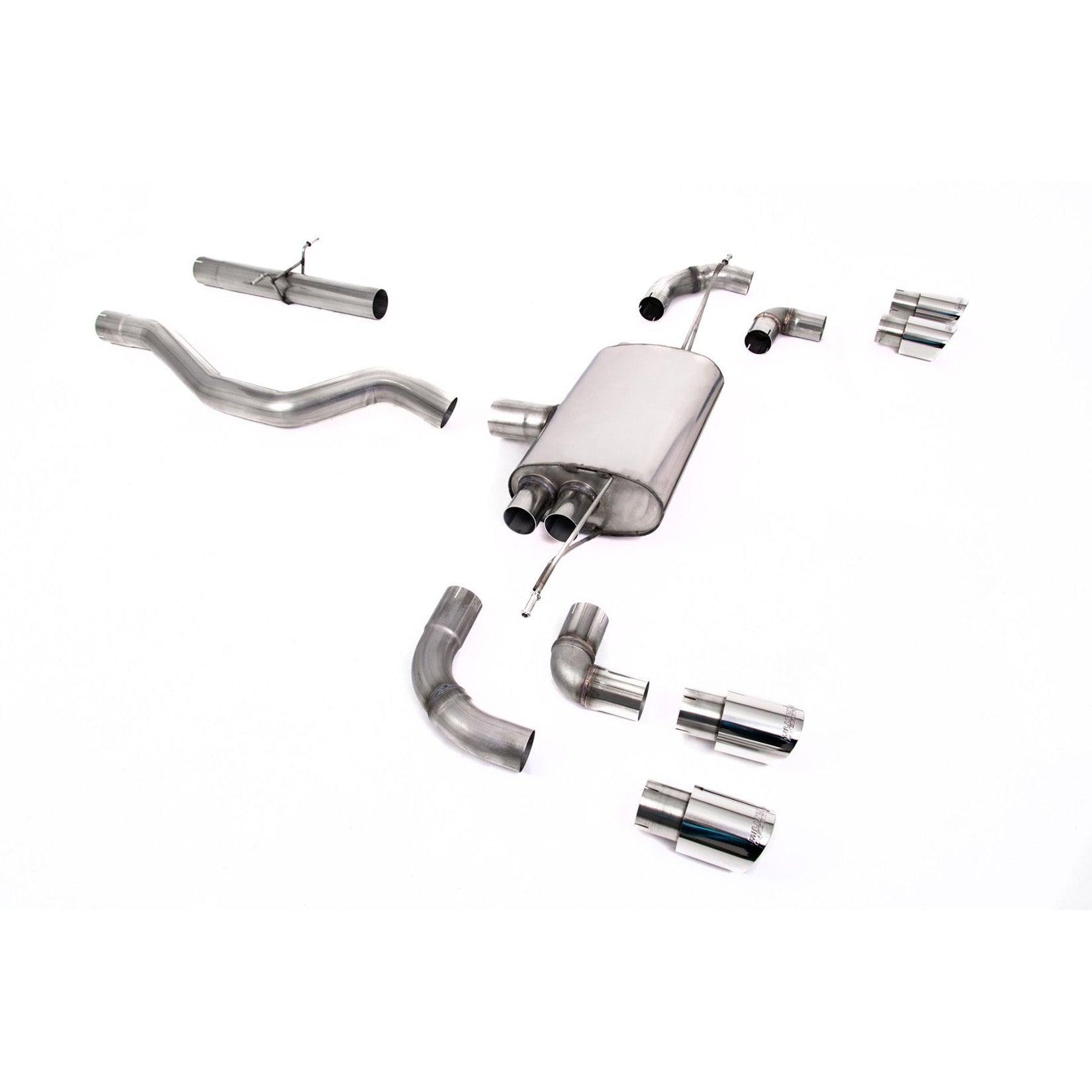 LANDROVER DEFENDER 110 2.0 L4 P300 & P400e - MILLTEK SPORT NON RESONATED (Louder) OPF BACK SYSTEM - RisperStyling