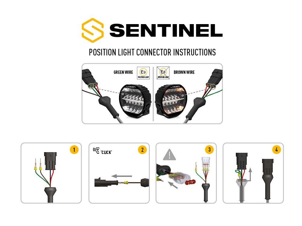 Lazer Lamps 9" Sentinel STD - LED Spot Light