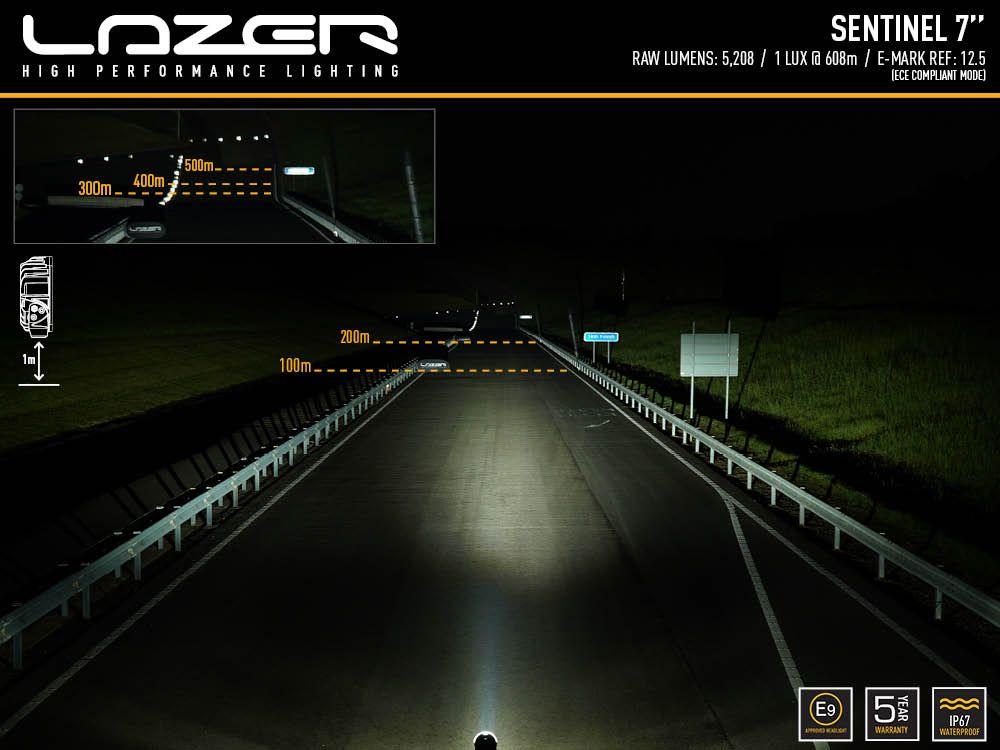 Lazer Lamps Sentinel 7" Standard LED Spot Light