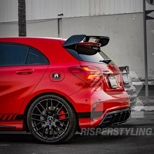 Mercedes A Class W176 2013 - 2018 "A45 Style" Rear Spoiler In Gloss Black
