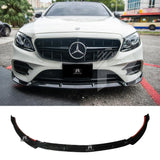 Mercedes E - Class 'E63S AMG Brabus' W213 2016 - 2020 Gloss Black Front Splitter Lip