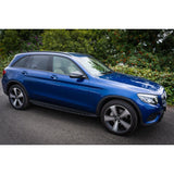 Mercedes GLC X253 2015 - 2022 - OE Style Integrated Side Steps Running Boards In Gloss Black