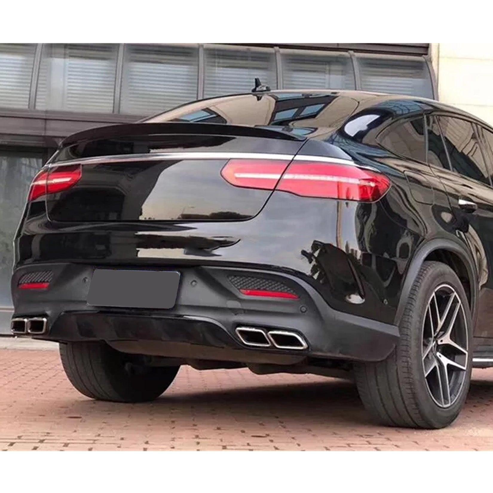 Schwarz Spoiler Heckspoiler Heck Flügel Mercedes-Benz GLE-Klasse