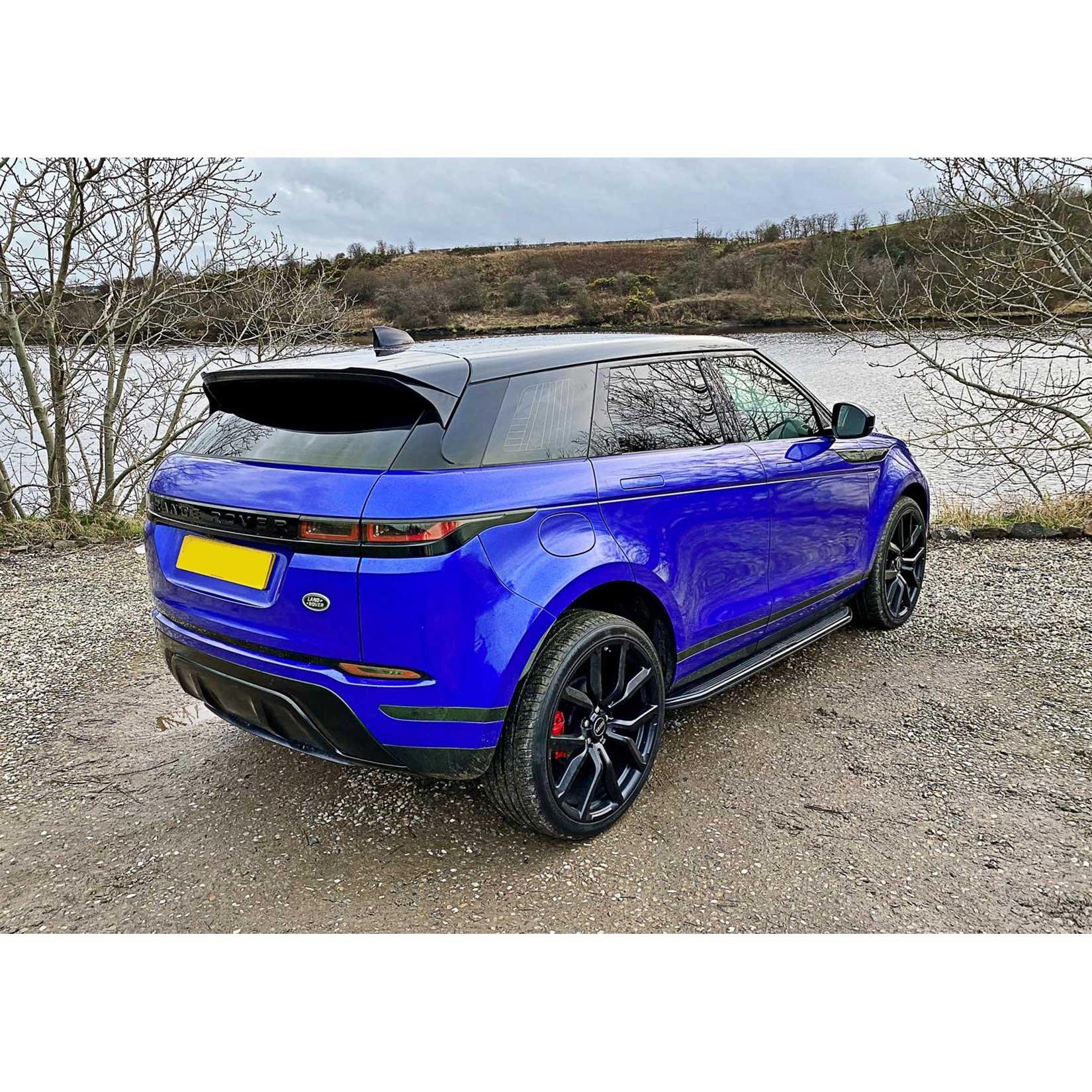RANGE ROVER EVOQUE 2018 ON OE STYLE RUNNING BOARDS – SIDE STEPS – IN BLACK – PAIR - RisperStyling