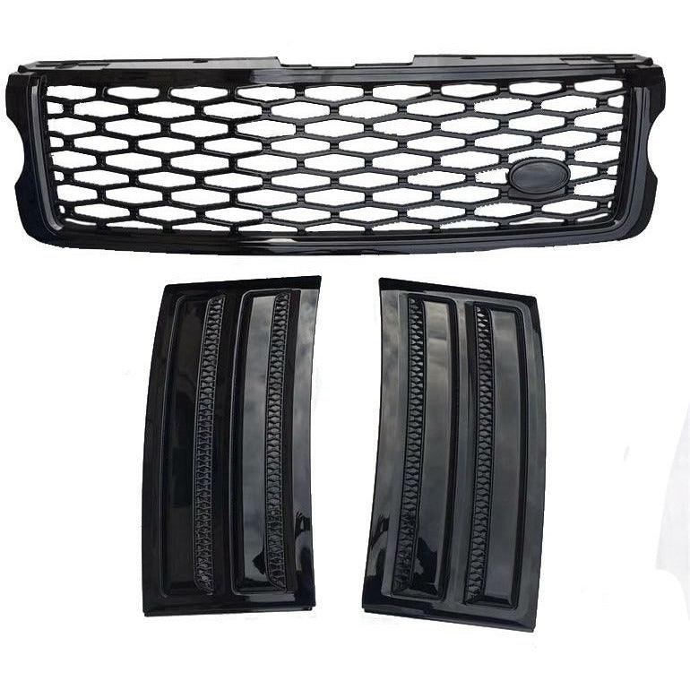 Range Rover Vogue 2013 - 2017 – SVO Grille And Side Fenders Vents Covers In Black