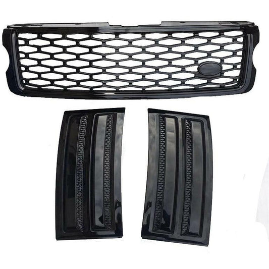 Range Rover Vogue 2013 - 2017 – SVO Grille And Side Fenders Vents Covers In Black