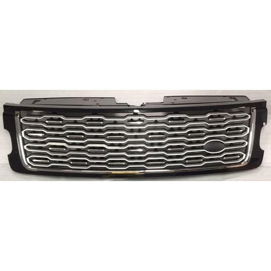 Range Rover Vogue 2018 On – Sva Front Grille Upgrade In Black And Chrome