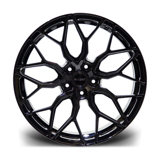 RIVIERA RF108 GLOSS BLACK – 20 INCH ALLOY – 5X120 - QTY1 - RisperStyling