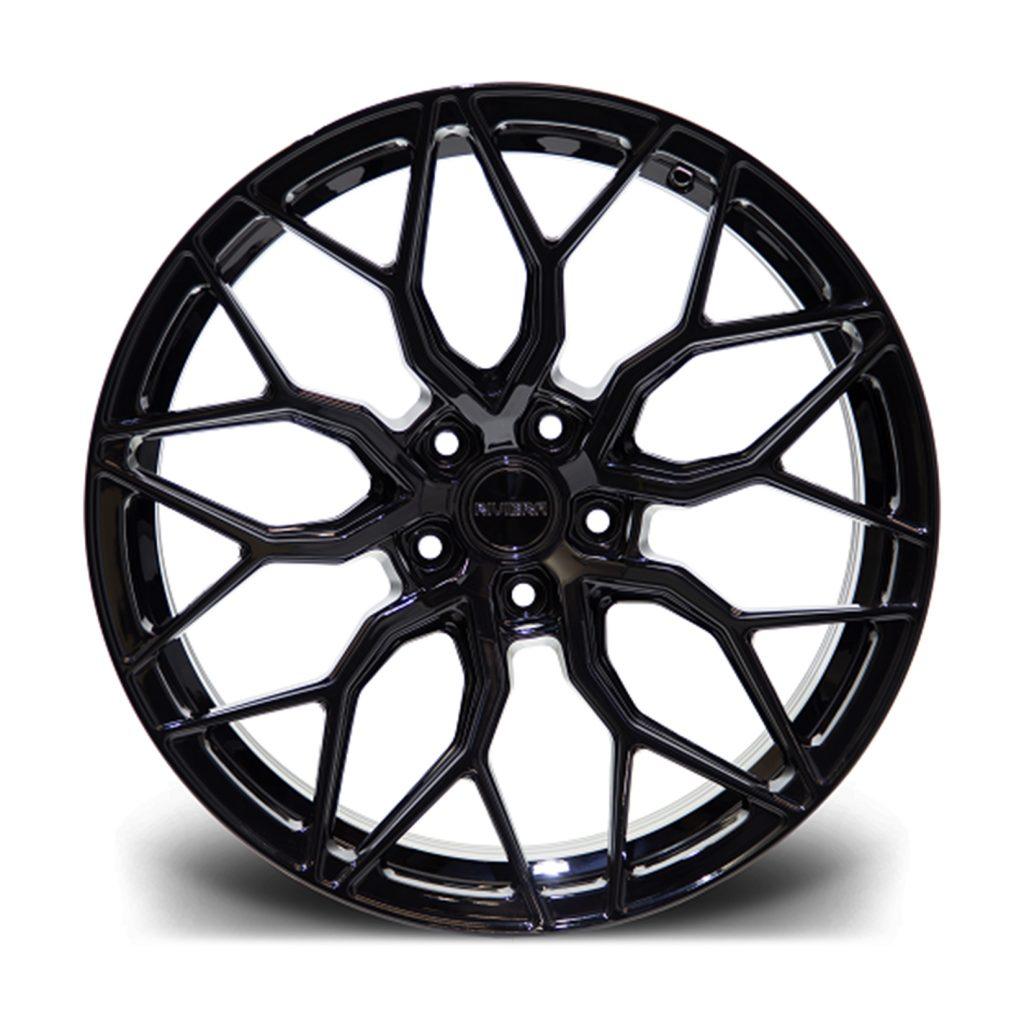 Riviera Rf108 Gloss Black – 22 Inch Alloys – 5x120 - Qty1