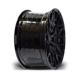 Riviera Rf108 Gloss Black – 22 Inch Alloys – 5x120 - Qty1