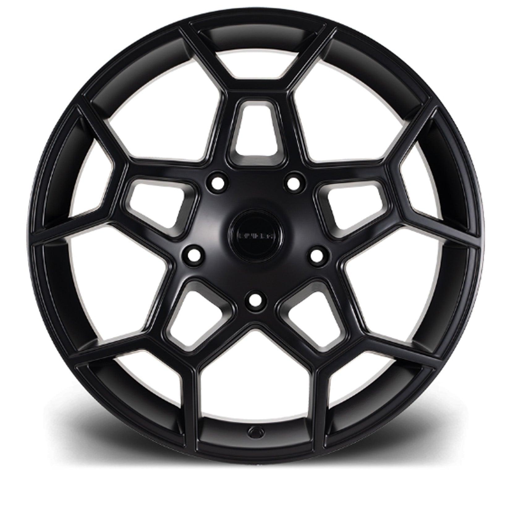 RIVIERA RTR 20 INCH ALLOYS – 5×160 – 20×8 SATIN BLACK - QTY1 - RisperStyling