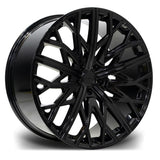 Riviera Rv131 Gloss Black 22 Inch Alloys – 5x112