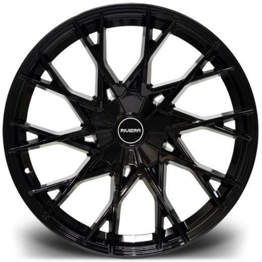 Riviera Rv197 Gloss Black – 20 Inch Alloys – 5x160 - Qty1