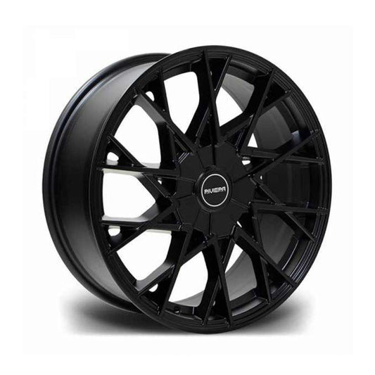 RIVIERA RV197 MATTE BLACK 22 INCH ALLOYS 5X120 - QTY1 - RisperStyling