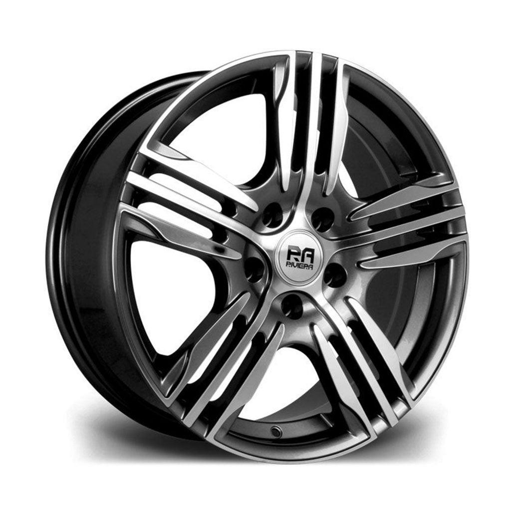 RIVIERA VIGOR GUNMETAL POLISHED – 20 INCH ALLOYS – 5X160 - QTY1 - RisperStyling