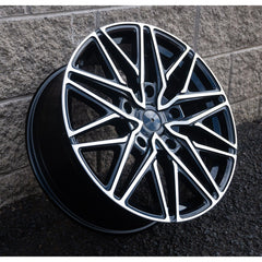 TRANSIT CUSTOM TOURNEO SPORT – 20 INCH ALLOYS – 5X160 – BLACK MACHINED FACE - RisperStyling