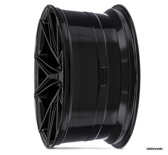 VEEMAN V-FS49 19 INCH ALLOY WHEELS - 5X112 GLOSS BLACK - QTY 1 - RisperStyling