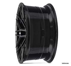 VEEMAN VC520 20 INCH ALLOY WHEELS - 5X112 - GLOSS BLACK STAGGERED SET OF 4 - RisperStyling