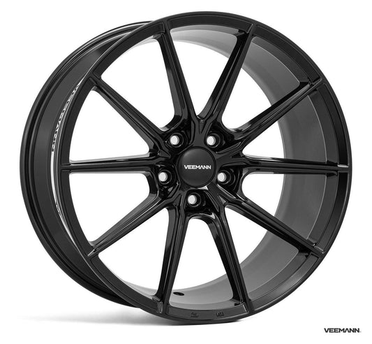 Veemann - V - fs48 19 Inch Alloy Wheels Gloss Black 5x112 - Qty 1