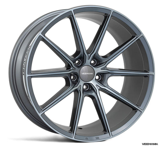 Veemann - V - fs48 19 Inch Alloy Wheels Graphite Smoked Machined 5x112 - Qty 1