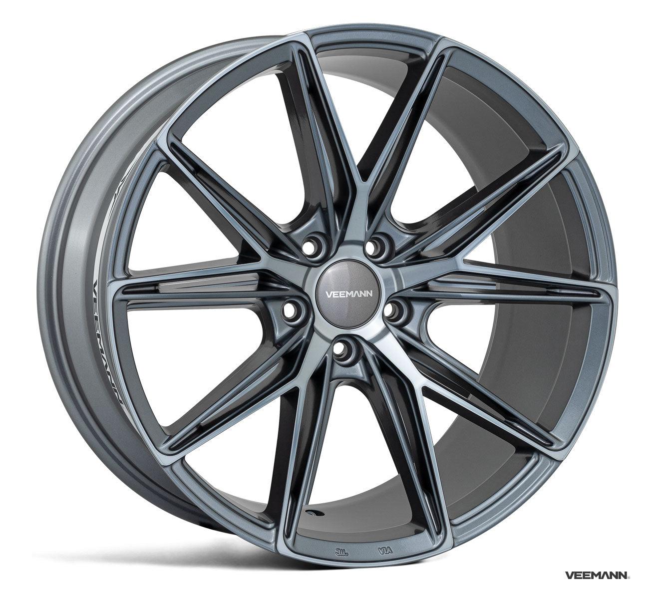 Veemann V - fs49 19 Inch Alloy Wheels - 5x112 Grahphite Smoked