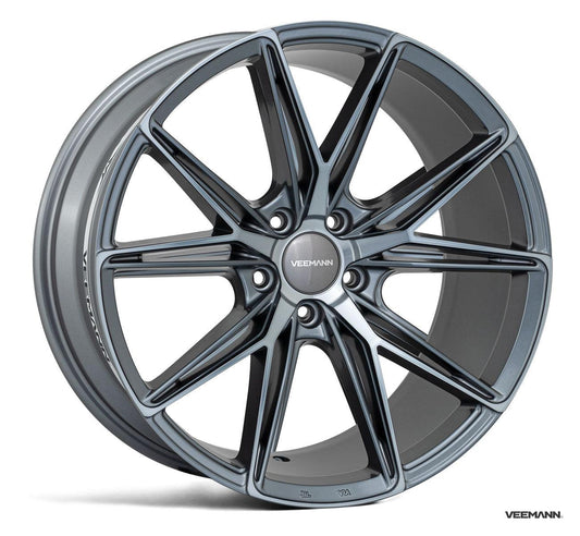 Veemann V - fs49 19 Inch Alloy Wheels - 5x112 Grahphite Smoked