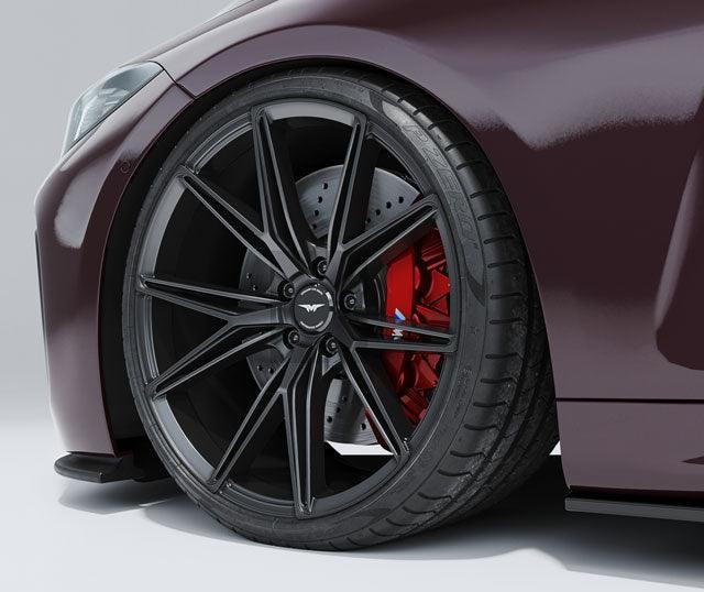 Veemann V - fs49 19 Inch Alloy Wheels - 5x112 Grahphite Smoked