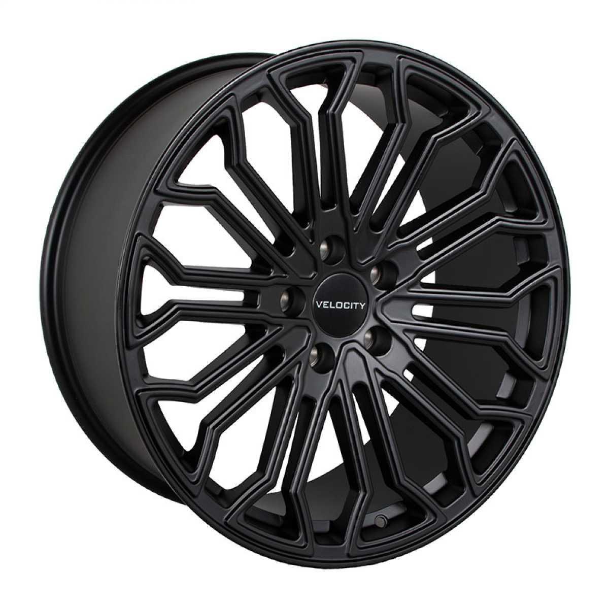 VELOCITY VO4 SATIN BLACK – 20 INCH ALLOYS – 5X120 STAGGERED WIDTH - QTY1 - RisperStyling