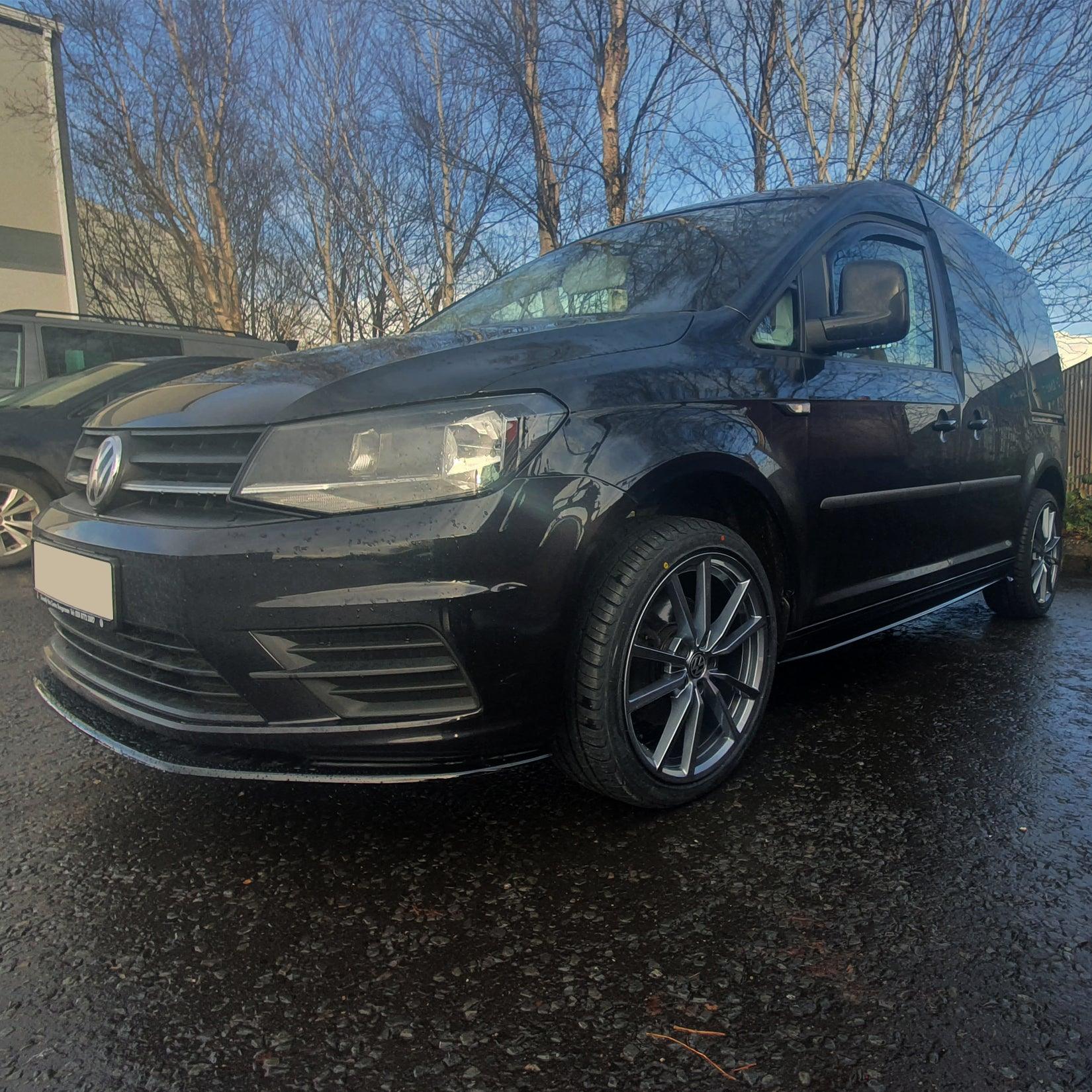 VOLKSWAGEN CADDY 2010 ON – SIDE SKIRTS – GLOSS BLACK – PAIR - RisperStyling