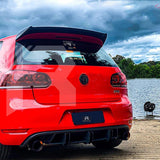 Volkswagen Golf MK6 GTI/R20 2008 - 2013 - Osir Style Rear Spoiler in Gloss Black