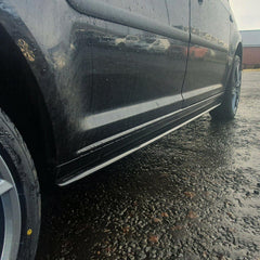 VOLKSWAGEN GOLF MK7 2013+ SIDE SKIRT SPLITTERS IN GLOSS BLACK - RisperStyling