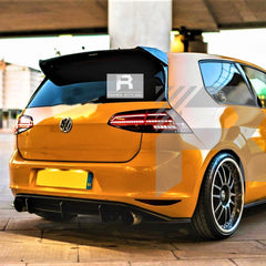 VOLKSWAGEN GOLF MK7 / 7.5 GTI / GTD / R / R LINE 2012-2017 - OSIR STYLE REAR SPOILER - GLOSS BLACK - RisperStyling