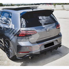 VOLKSWAGEN GOLF MK7 / 7.5 GTI / GTD / R / R LINE 2012-2017 - OSIR STYLE REAR SPOILER - GLOSS BLACK - RisperStyling