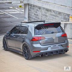 VOLKSWAGEN GOLF MK7 / 7.5 GTI / GTD / R / R LINE 2012-2017 - OSIR STYLE REAR SPOILER - GLOSS BLACK - RisperStyling