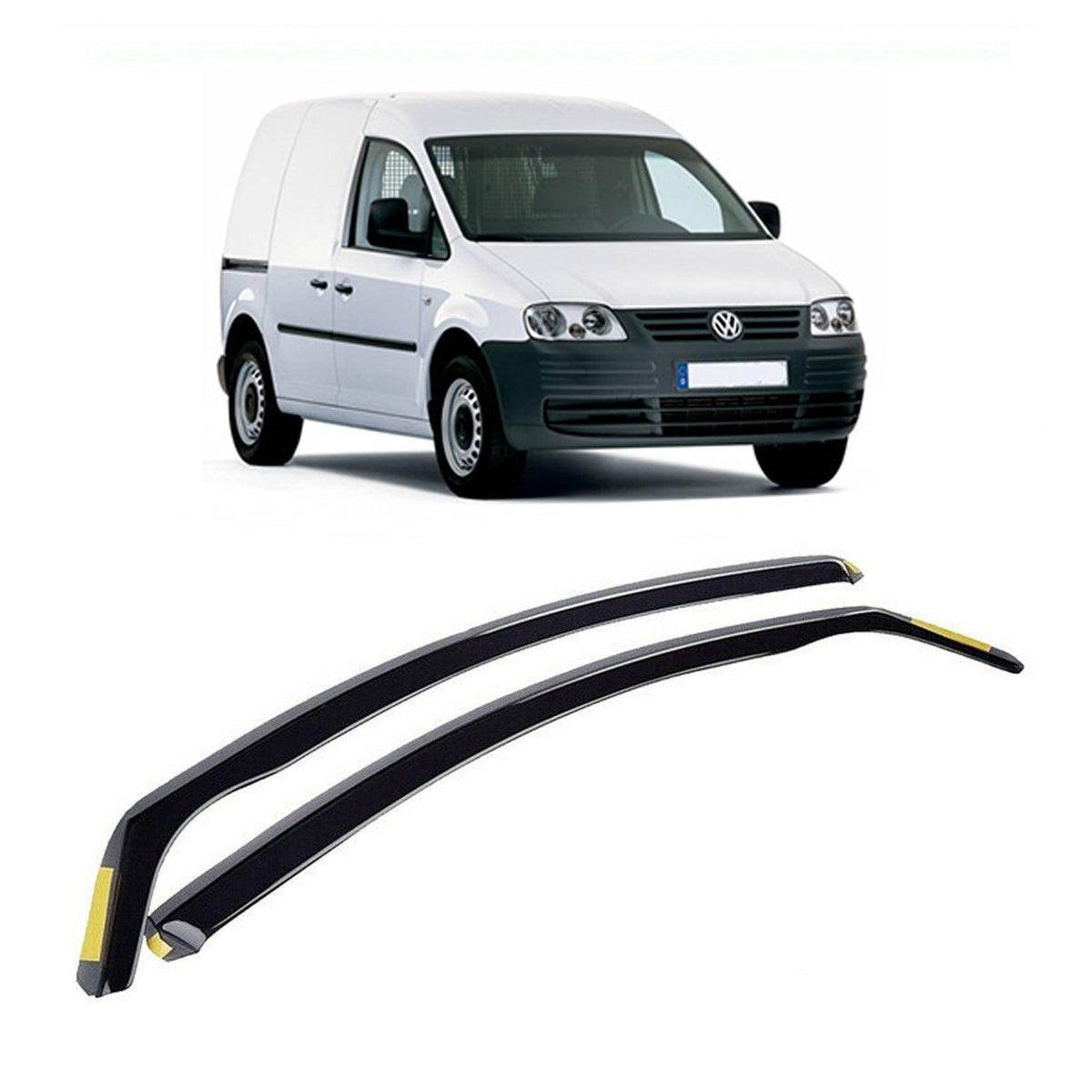 VW CADDY 2004-2020 STX INTERNAL WIND DEFLECTORS – W129 – 2 PCS - RisperStyling