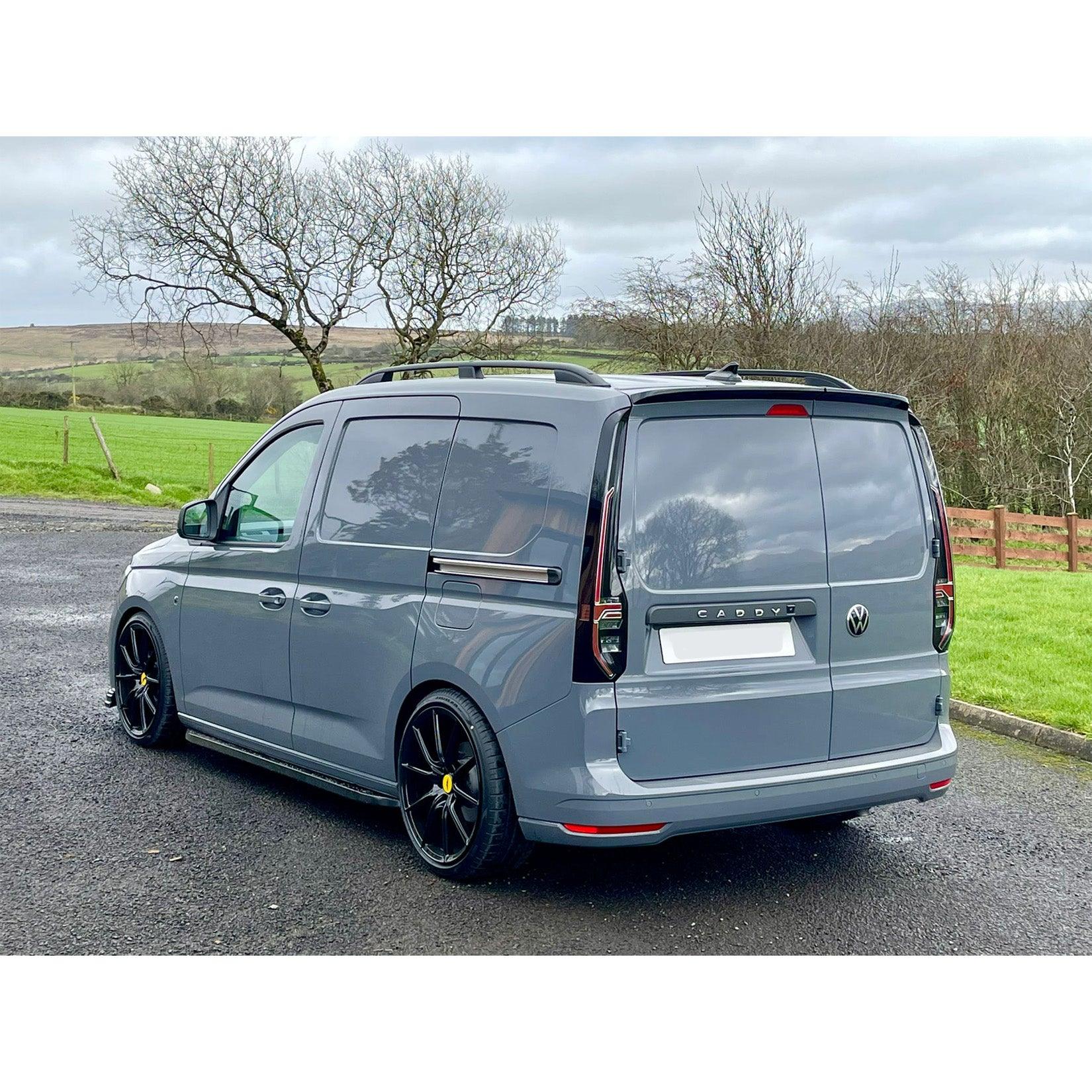 VW CADDY 2021 ON SWB ALUMINIUM ROOF BARS IN BLACK - RisperStyling