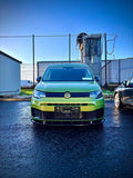 VW CADDY 2021 ON V2 FRONT SPLITTER - GLOSS BLACK - RisperStyling