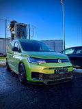 VW CADDY 2021 ON V2 FRONT SPLITTER - GLOSS BLACK - RisperStyling