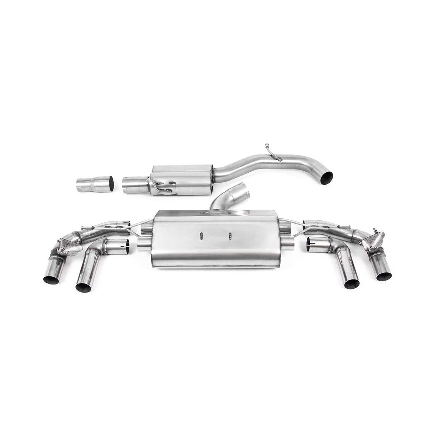 VW Golf R MK8 - Milltek Sport Particulate Filter Back Exhaust System