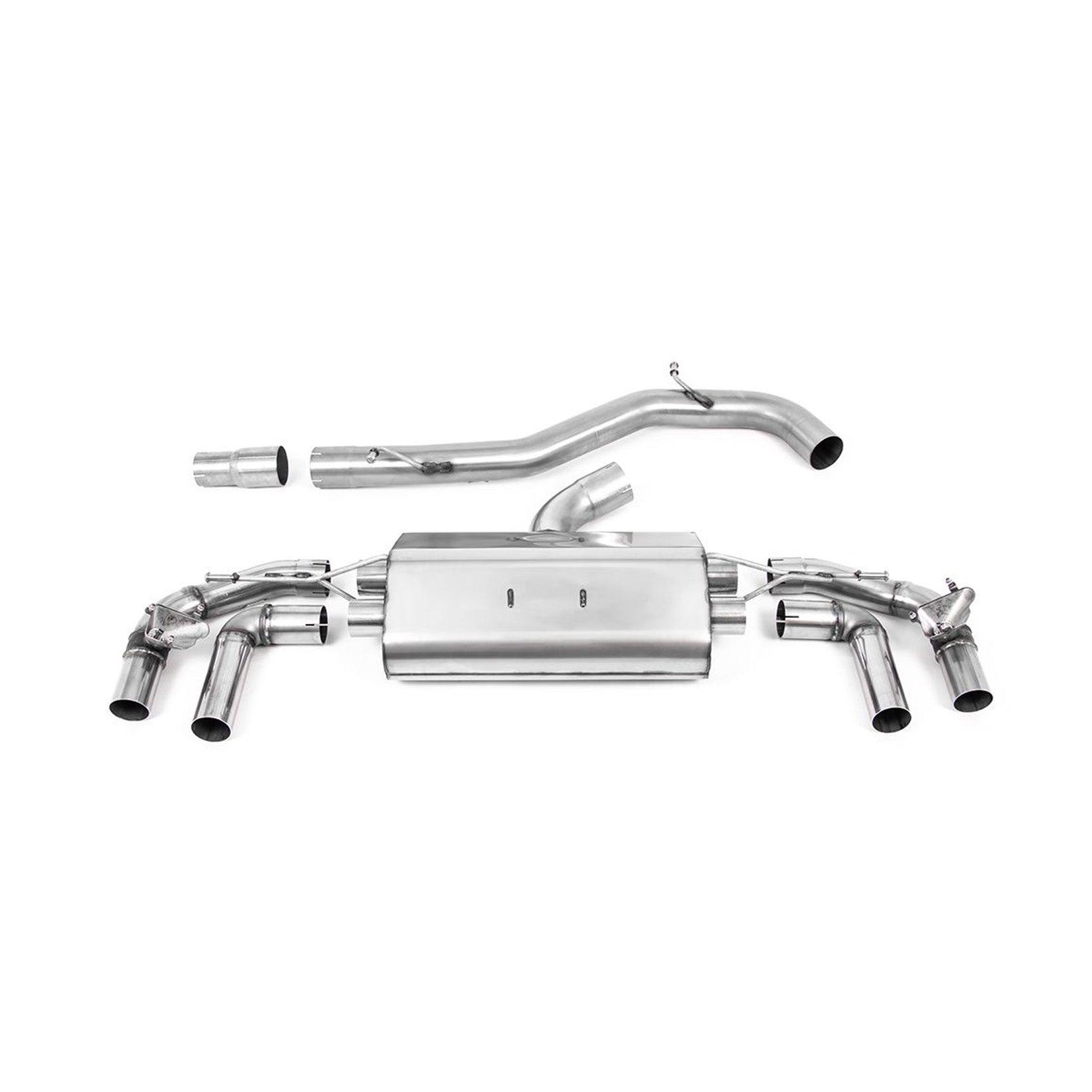 VW Golf R MK8 - Milltek Sport Particulate Filter Back Exhaust System