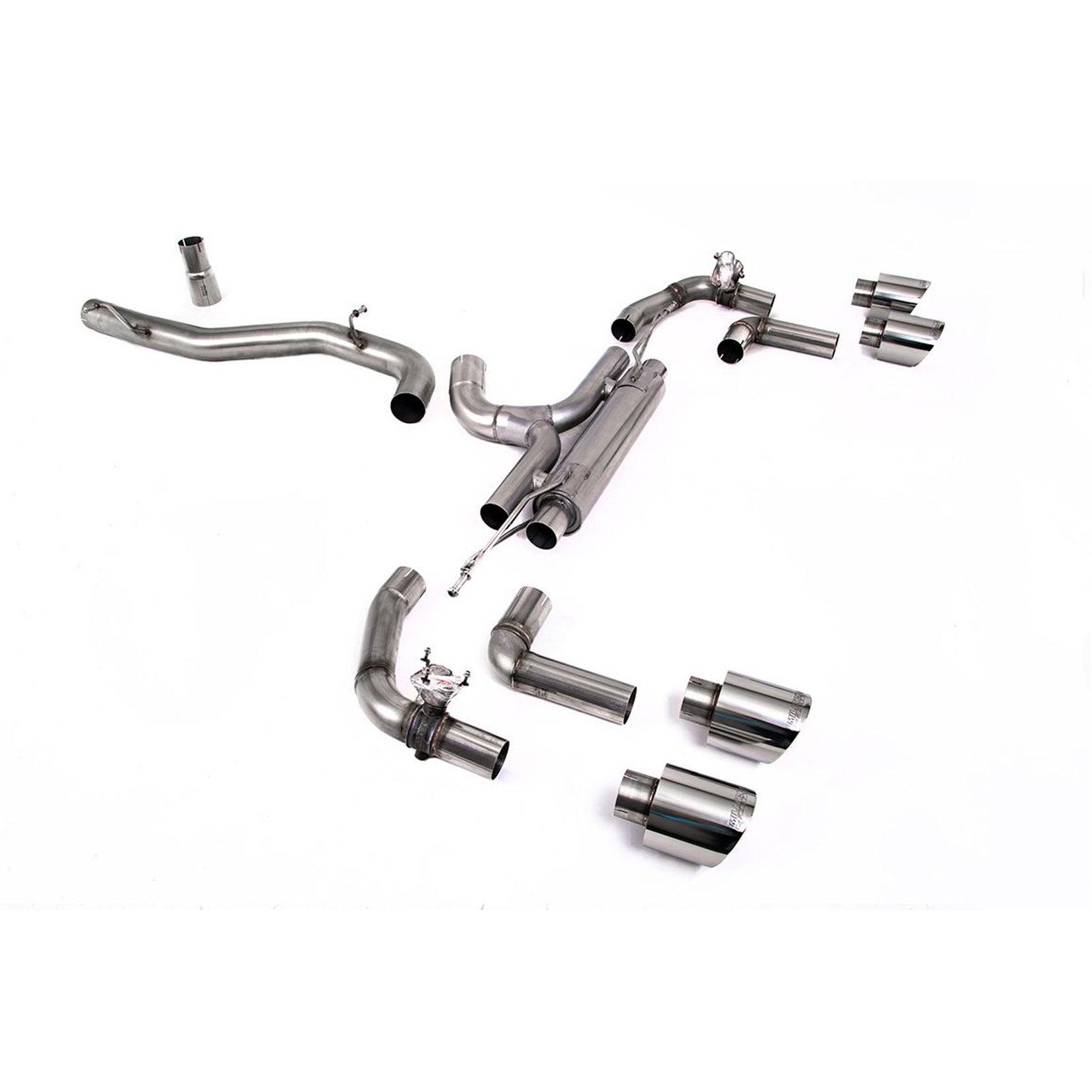 VW Golf R MK8 - Milltek Sport Particulate Filter Back Exhaust System