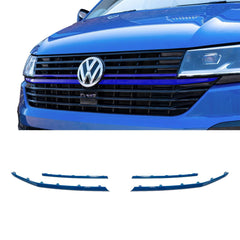 VW T6.1 TRANSPORTER FRONT RADIATOR BADGED GRILLE UPPER LOWER CLIP IN TRIM CHOOSE COLOUR - RisperStyling