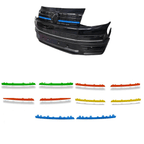 VW T6 TRANSPORTER 2015-2019 FRONT UPPER 2 PIECE CLIP IN GRILLE STREAMER - CHOOSE COLOUR - RisperStyling
