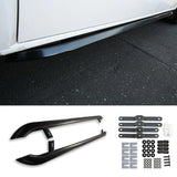 VW Transporter T5 & T6 LWB 2003 - 2023 Trapezoid Side Bars in Gloss Black