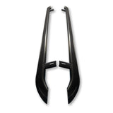 VW Transporter T5 & T6 LWB 2003 - 2023 Trapezoid Side Bars in Gloss Black