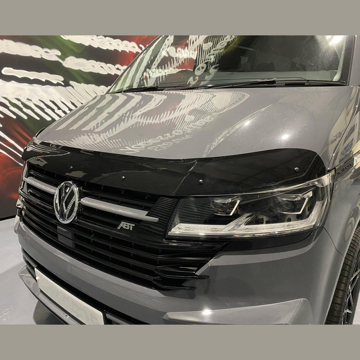 VW TRANSPORTER T6 2015 ON – STX BONNET GUARD PROTECTOR – BLACK – B032 - RisperStyling